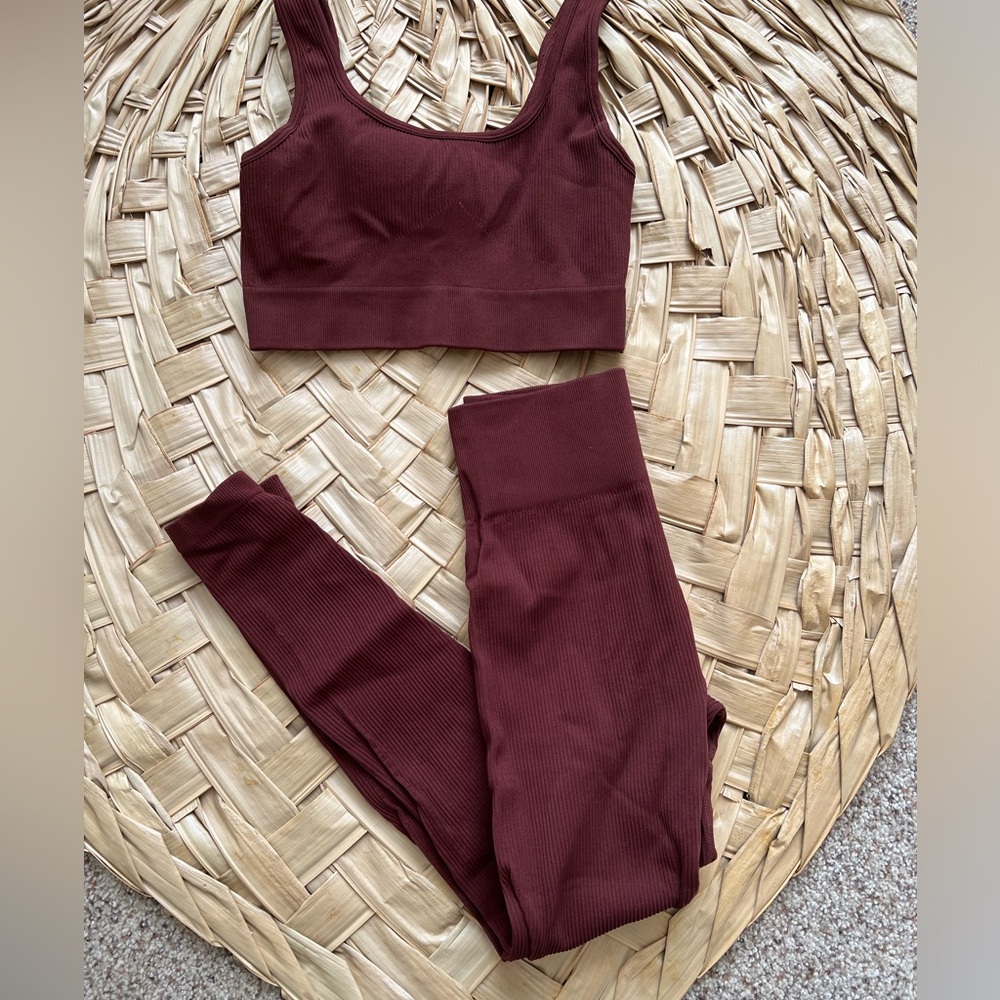 Chocolate Brown Workout Set